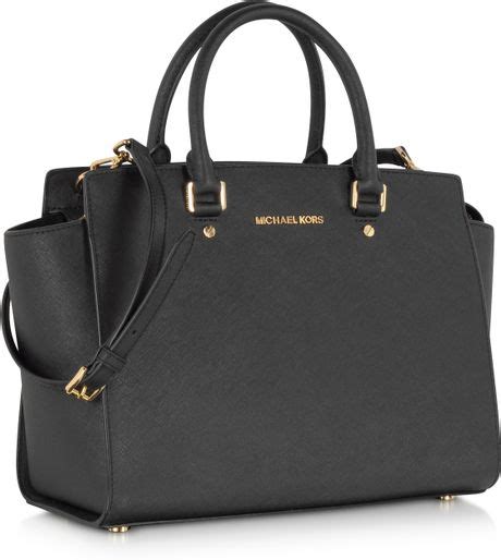 michael kors large selma top zip|Selma Large Saffiano Leather Satchel .